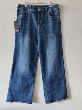 True Religion Bobbi Low Slung Baggy Jeans, Medium Mistletoe Wash, Size 29 (NWT)